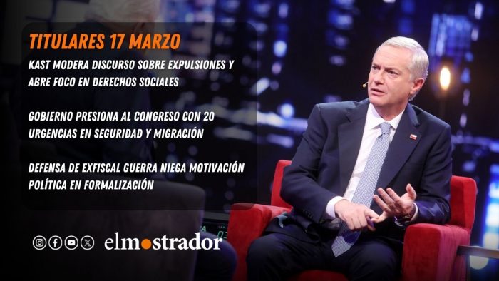 Kast modera su discurso, presiona al Congreso y sube tensión internacional entre Colombia y Ecuador