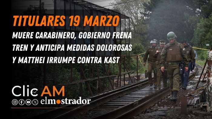 Muere carabinero, Gobierno frena tren y anticipa medidas dolorosas y Matthei irrumpe contra Kast