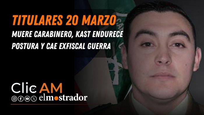 Mártir de Carabineros, ofensiva contra morosos y caída de Guerra tensionan la agenda