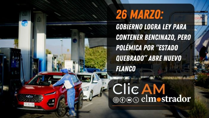 Gobierno logra ley para contener bencinazo, pero polémica por “Estado quebrado” abre nuevo flanco