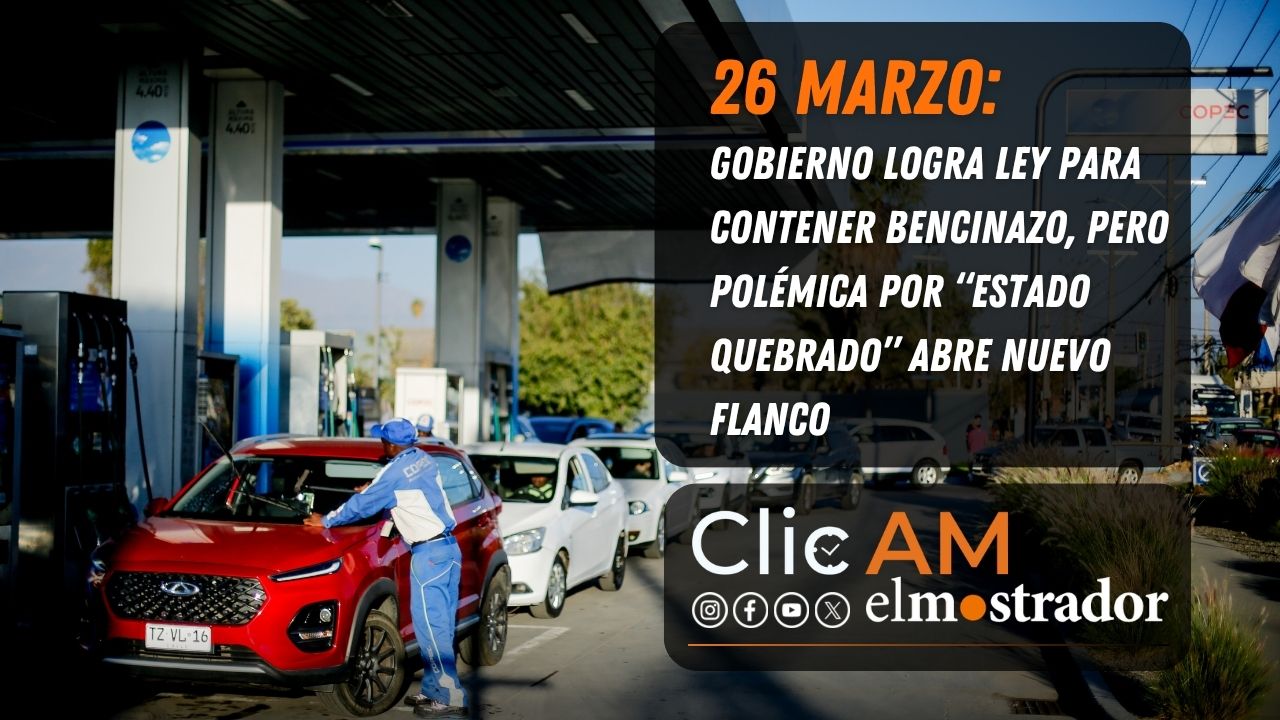 Gobierno logra ley para contener bencinazo, pero polémica por “Estado quebrado” abre nuevo flanco