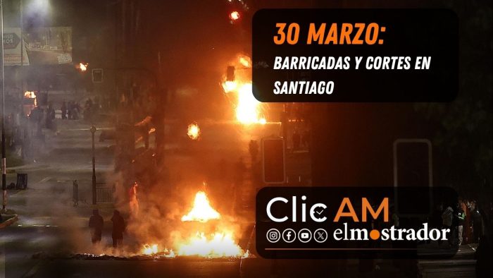 Violenta conmemoración del Día del Joven Combatiente deja una mujer herida de bala en Santiago