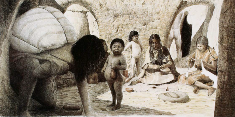 Muestra “Chile Precolombino, ilustraciones de José Pérez de Arce”