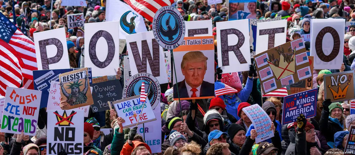 Comienzan las mayores protestas de "No Kings" contra Trump