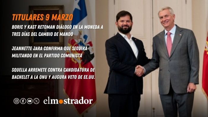 Boric y Kast retoman diálogo en La Moneda a tres días del cambio de mando 