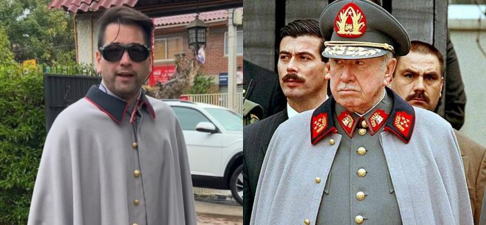 El outfit con capa “a lo Pinochet” del diputado Javier Olivares (PDG)