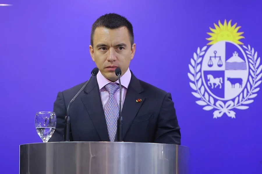 Noboa a Petro: “sus declaraciones son falsas” por acusación de bombardeos desde Ecuador