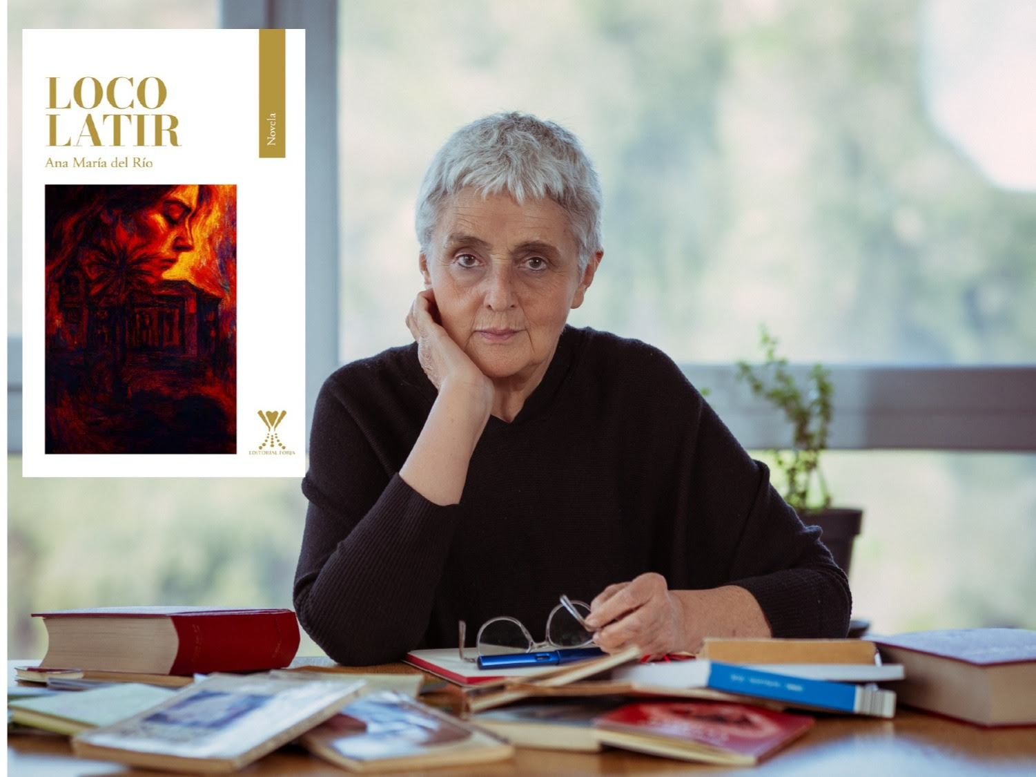 Lanzamiento del libro “Loco latir” de Ana María del Río