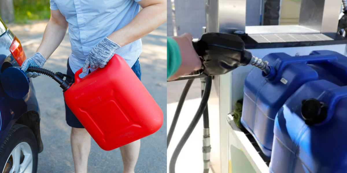 ¿Cargarás bencina en bidones?: estos son los colores que debes usar por seguridad