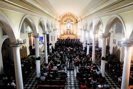 Concierto de la Orquesta Sinfónica Municipal de Copiapó en la iglesia Catedral