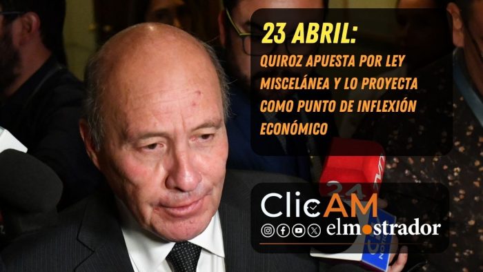 ClicAM: Quiróz defiende la mega reforma, Tohá la acusa de refundacional