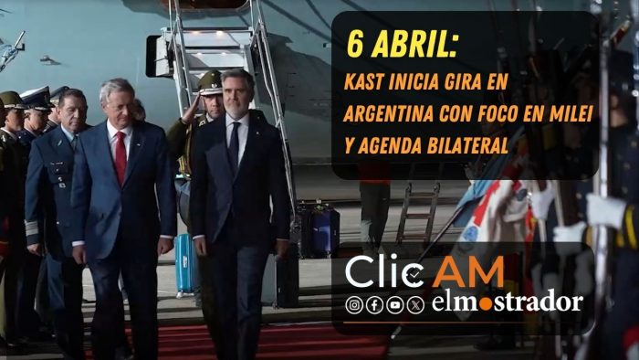 Kast inicia gira en Argentina con foco en Milei y agenda bilateral 
