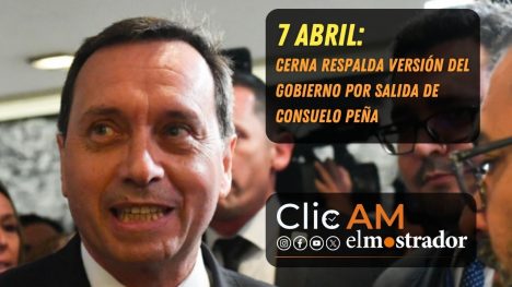 Cerna respalda versión del Gobierno por salida de Consuelo Peña 