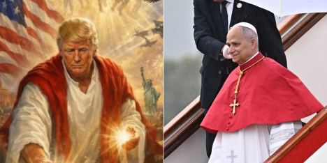 Trump ahora se cree Dios y ataca al Papa por criticar las guerras: "Es muy liberal"