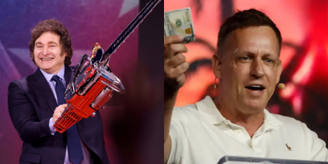 Reunión anarcocapitalista: Milei recibe en la Casa Rosada a Peter Thiel, cofundador de Palantir