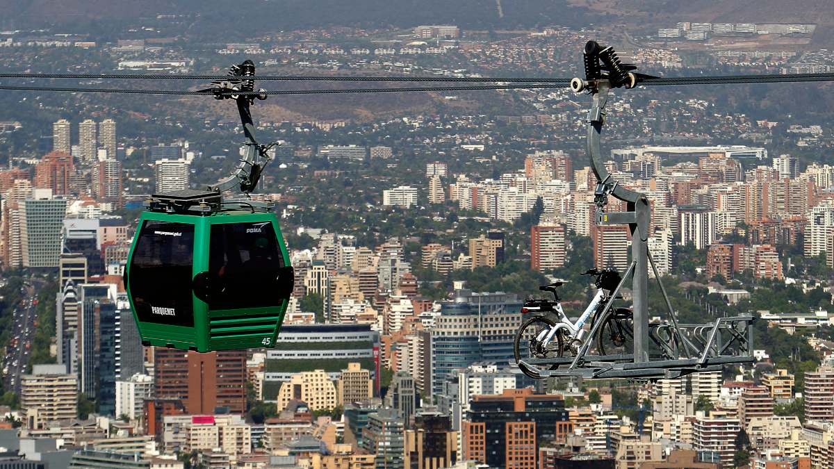 Santiago desde las alturas: el nuevo Teleférico II redefine el recorrido en San Cristóbal