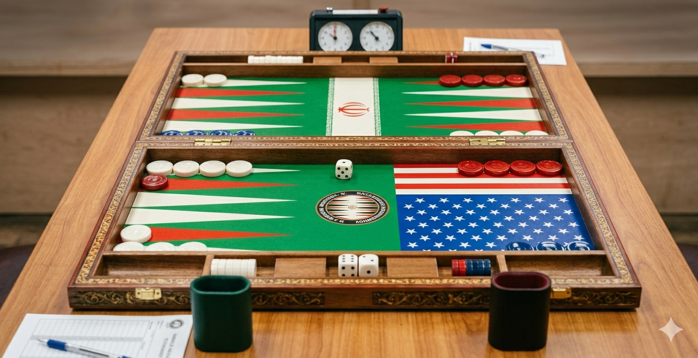 El torneo de Backgammon entre Irán y Estados Unidos