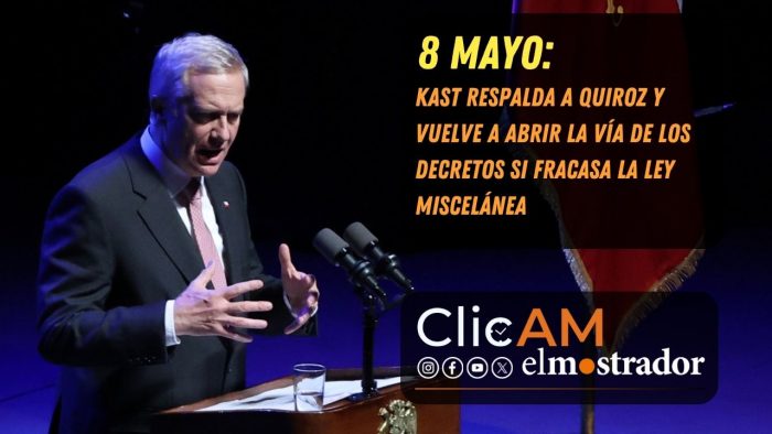 ClicAM: Kast defiende uso de decretos, Steinert admite error y alcaldes oficialistas salen molestos