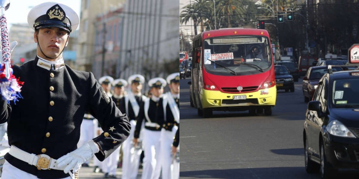 Cortes de transito en Valparaiso este 21 de mayo: desvios por desfile de Glorias Navales
