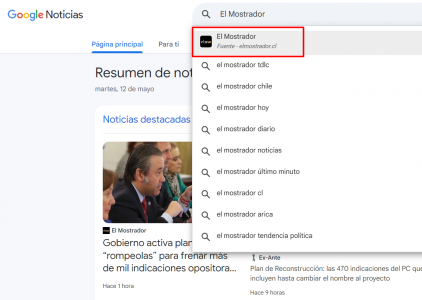 Google decide qué lees: así puedes tomar el control y elegir El Mostrador como tu fuente preferida