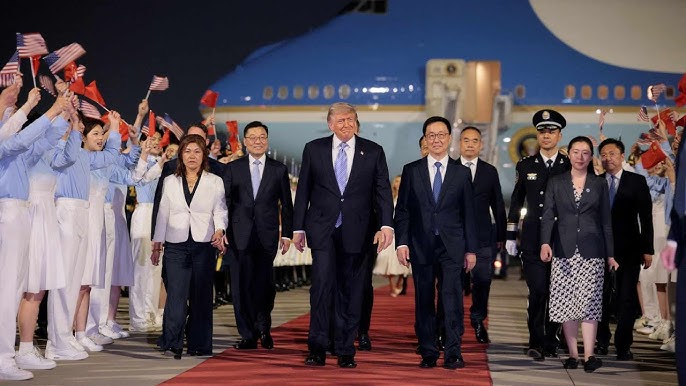 Trump llega a Beijing para una visita de Estado a China