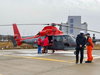 La Armada puso a prueba su capacidad de respuesta en emergencia médica en el Estrecho de Magallanes