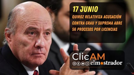 Quiroz relativiza acusación contra Grau y Suprema abre 56 procesos por licencias