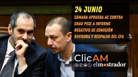 Cámara aprueba AC contra Grau pese a informe negativo de comisión revisora y respaldo del CFA