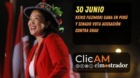Keiko Fujimori gana en Perú y Senado vota acusación contra Grau