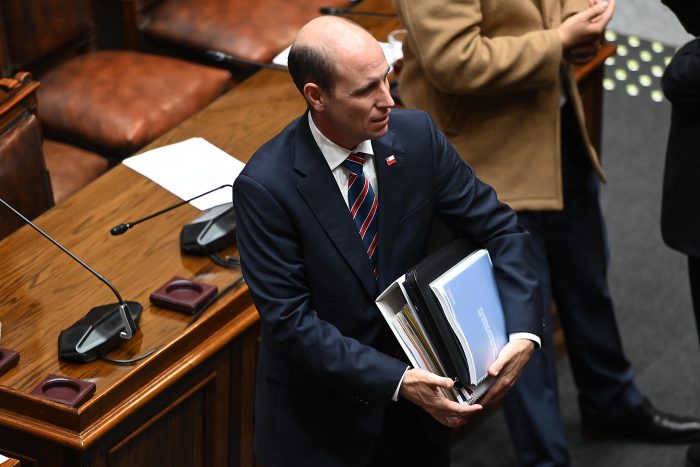 Ministro Arrau presenta ante la Sala del Senado plan de seguridad con 3 ejes, 7 focos y 26 proyectos