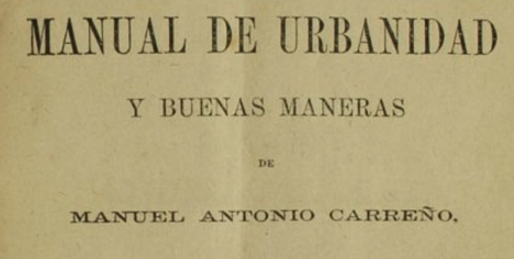 El nuevo manual de Carreño: no cometa incivilidades