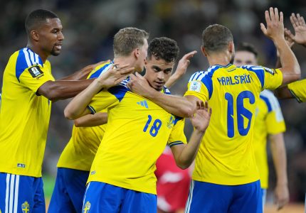 Mundial: Suecia golea a Túnez 5 a 1 y salta al primer lugar del Grupo F