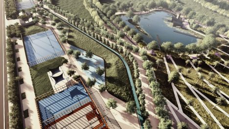 Tiene canchas techadas y es gratis: El parque de 42 hectáreas en Santiago que debes conocer