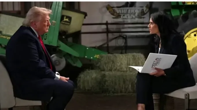 Trump abandona entrevista tras ser cuestionado sobre acusaciones de fraude electoral