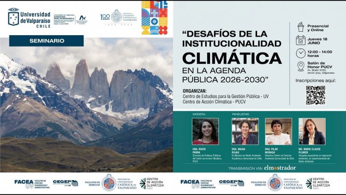 Expertas debaten en Valparaíso los desafíos de la institucionalidad climática en Chile