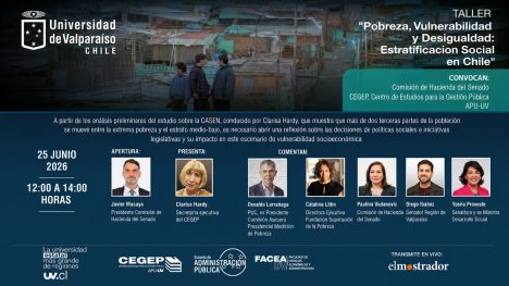 Taller analiza pobreza, vulnerabilidad y desigualdad en Chile a partir de estudio