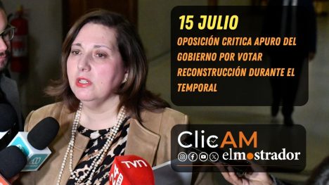 Oposición critica apuro del Gobierno por votar reconstrucción durante el temporal