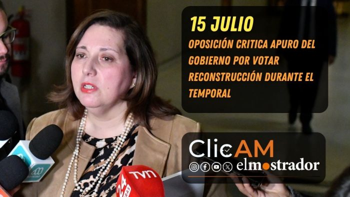 Oposición critica apuro del Gobierno por votar reconstrucción durante el temporal