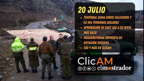 Temporal deja cinco muertos, 33 mil aislados y casi 17 mil viviendas dañadas