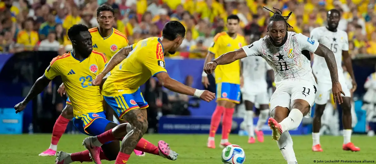 Colombia a octavos de Mundial tras derrotar a Ghana