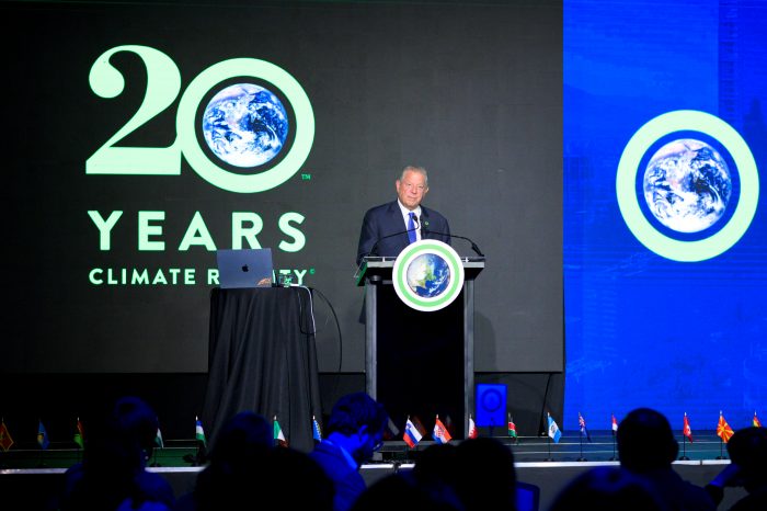 Los elogios de Al Gore a Bachelet en plena carrera a la ONU: "Soy un gran admirador de ella"