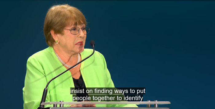 Bachelet participa en primer debate por la Secretaría General de la ONU