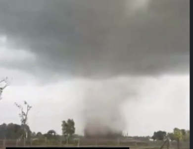 Tres nubes tornádicas golpean Ñuble y dejan viviendas y campos destruidos