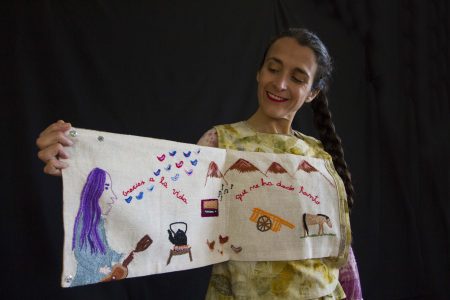 Obra “El faldón de Violeta” en Valparaíso