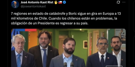 Otra cosa es con guitarra: cuando José Antonio Kast criticaba las giras de Gabriel Boric