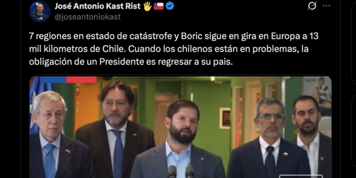 Otra cosa es con guitarra: cuando José Antonio Kast criticaba las giras de Gabriel Boric