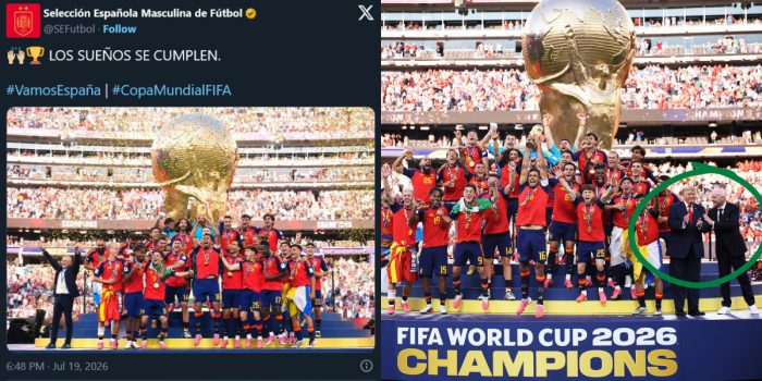 España le hace la desconocida a Trump: lo saca de sus fotos oficiales