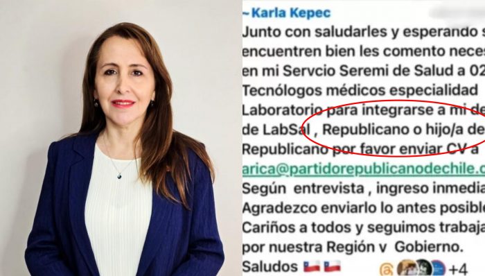 “Republicano o hijo de”: cae seremi número 31 del Gobierno de Kast por polémica oferta laboral