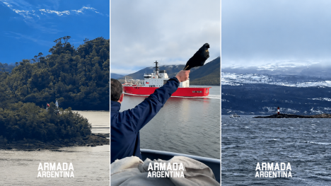 Armada argentina publica video en aguas chilenas y las presenta como “escenarios” de su país