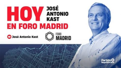 Presidente Kast: vaya al Foro Madrid a reunirse con sus amigos
